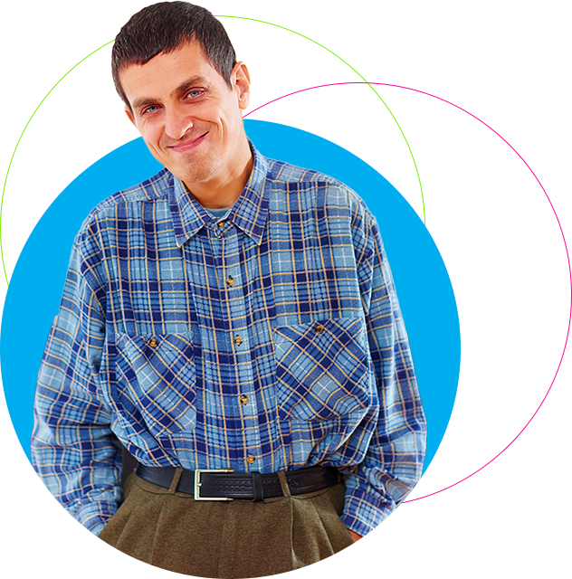 smiling man